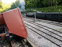 20170924 175559  Mat desen Buggy-en ass freiher d'Eisenerz aus den Stollen transporte'iert gin