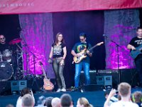 20180707 Rock um Knuedler L The Strysles  D'Lead-Sängerin hat echt e grousse Charme ...